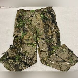 Cabela’s RealTree Camouflage mesh Hunting Pants Men’s Size XL lightweight Cargo